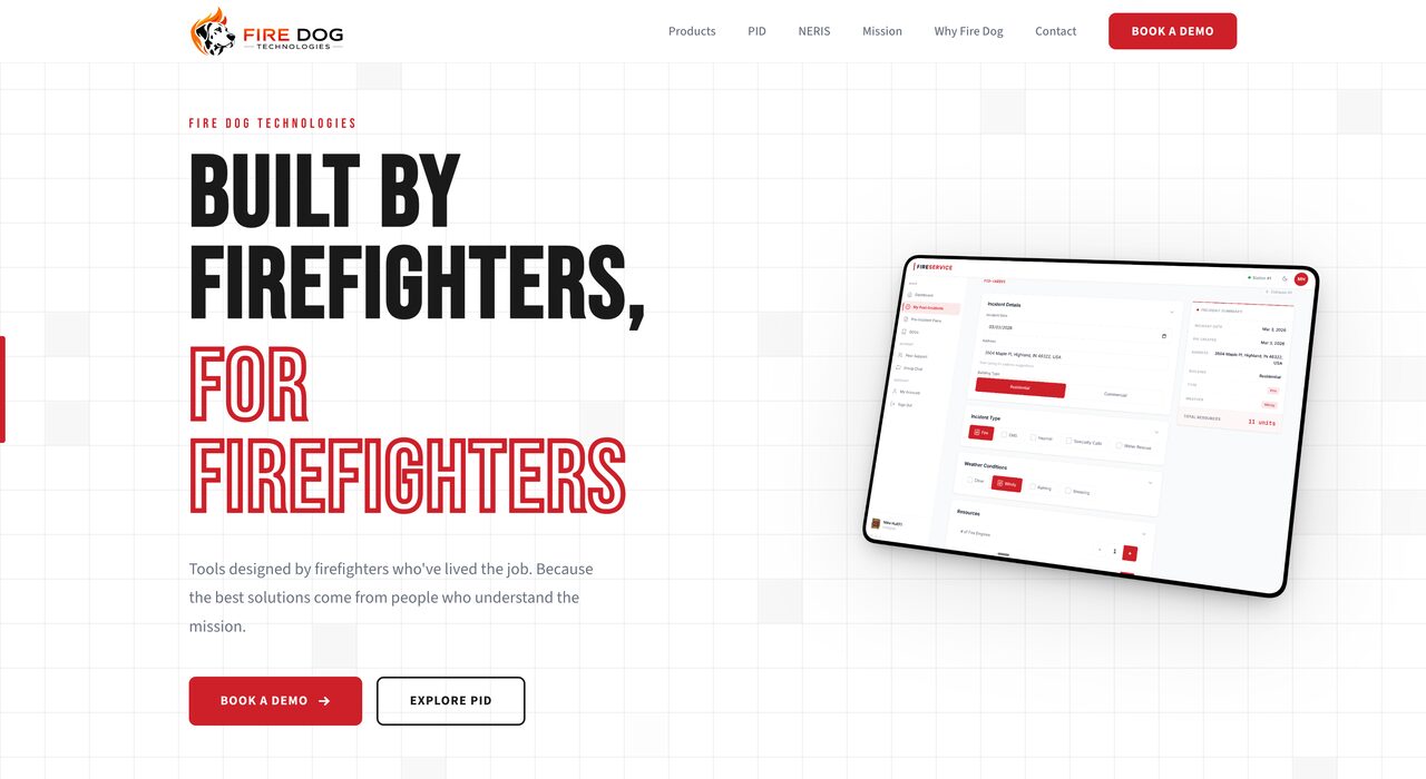 Fire Dog Technologies website
